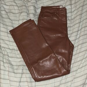 Aritzia Faux Leather Pants